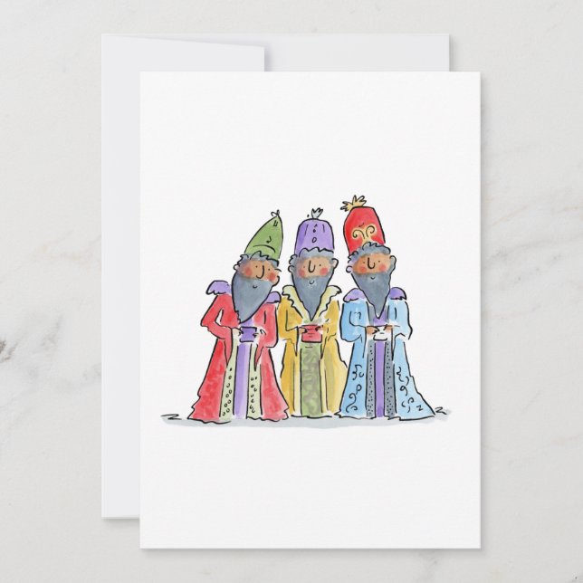 Three Wise Men Invitation (Front)