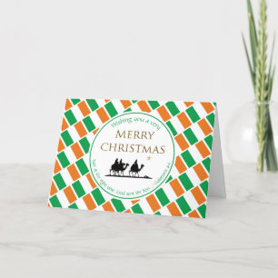 Three Wise Men IRELAND Christmas Holiday Card