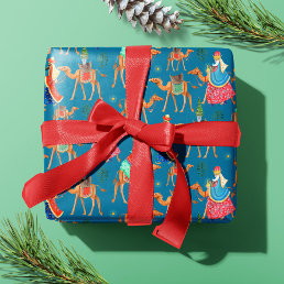 Three Wise Men Los Reyes magos Christmas holiday Wrapping Paper
