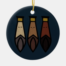 Three Wise Men. Los Tres Reyes Magos Ceramic Ornament