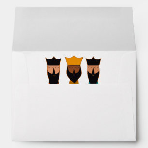 Three Wise Men Modern Mid-Century Envelope