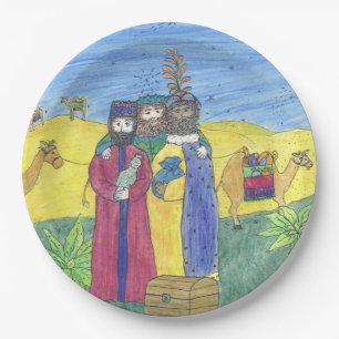 Three wise men paper plates