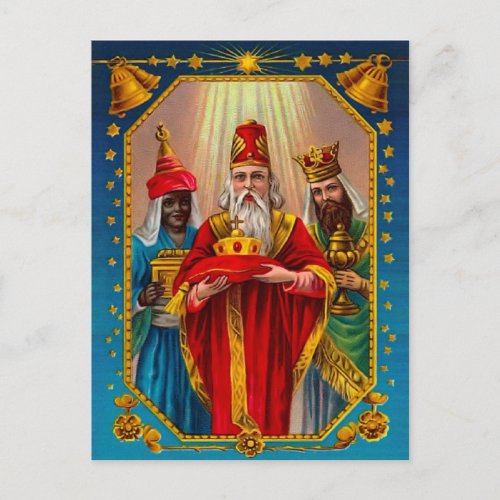 Three wise men postcard