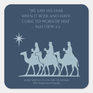 Three Wise Men Sticker – Following the Star