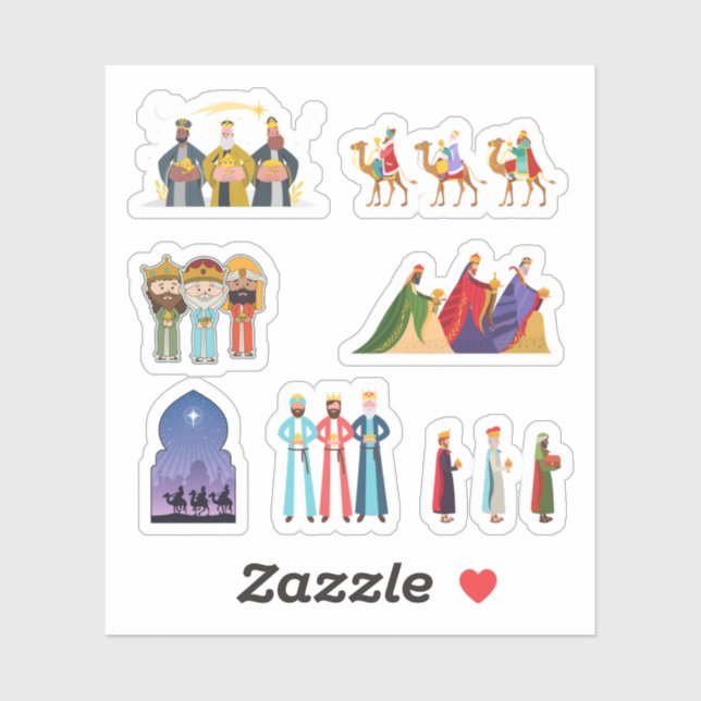 Three Wise Men Stickers (Sheet)