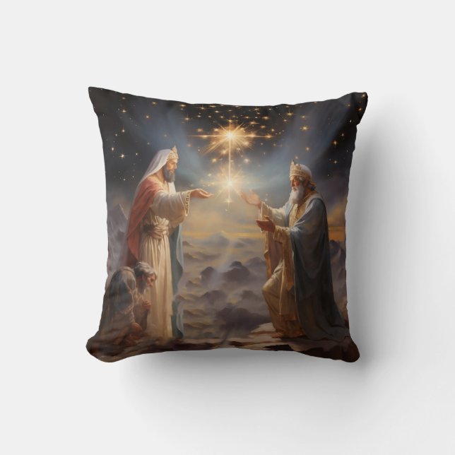 Three Wise Men  Throw Pillow (Front)