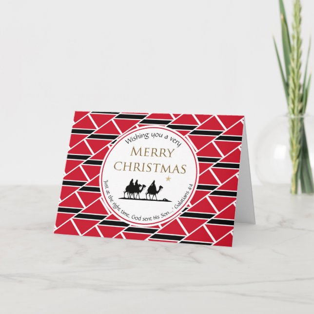 Three Wise Men TRINIDAD Christmas Holiday Card (Front)