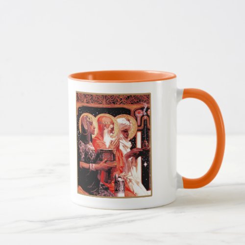 Three Wise Men Vintage Art Christmas Gift  Mug