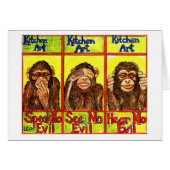 Three Wise Monkeys (Front Horizontal)