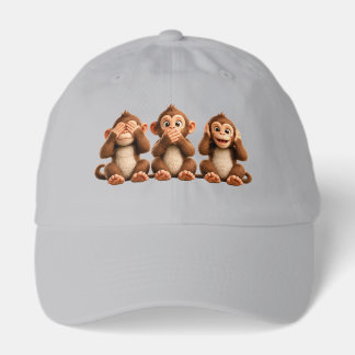 Three Wise Monkeys Hat