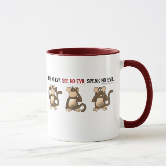 Three Wise Monkeys Mugs