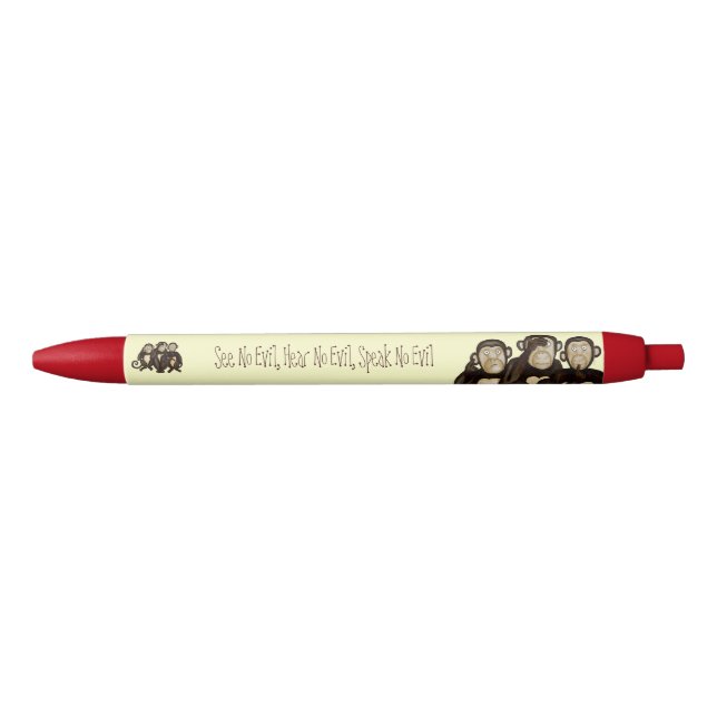 Three Wise Monkeys Pen (Front)