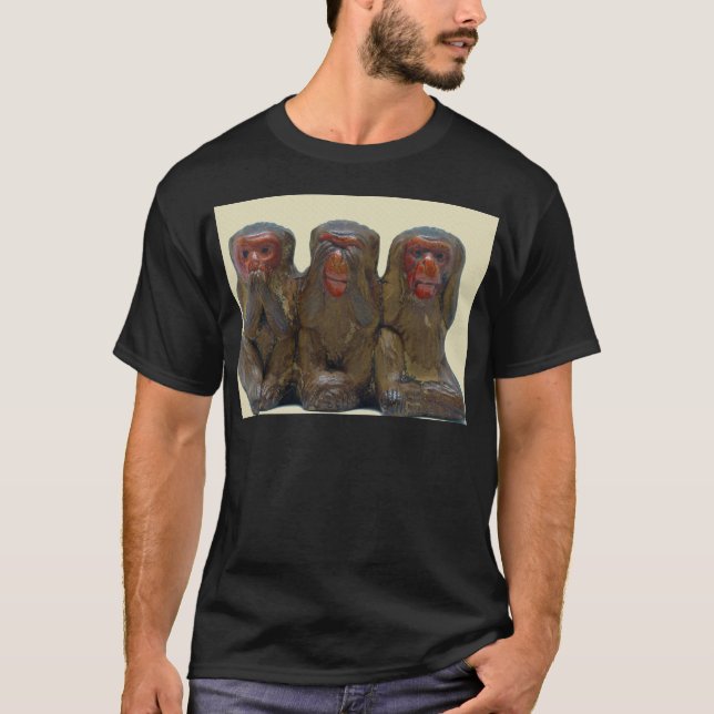 Three Wise Monkeys T-Shirt (Front)