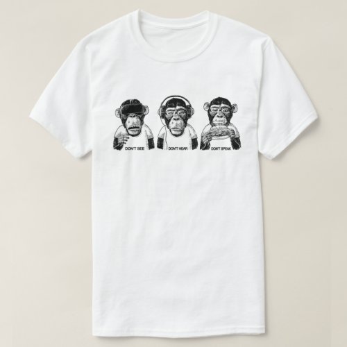 Three Wise Monkeys T_Shirt