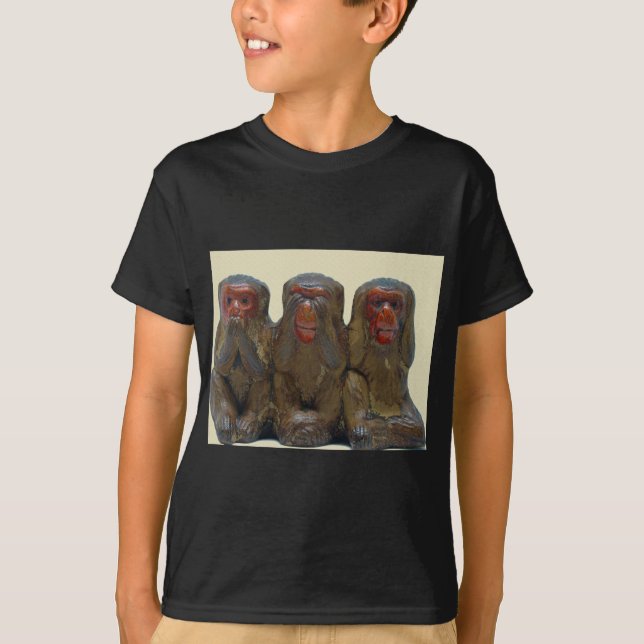 Three Wise Monkeys T-Shirt (Front)