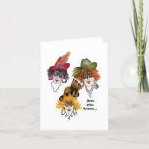Three Wise Women doing it differently Card