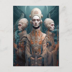 Three Wise Women Fantasy Science Fiction Postcard