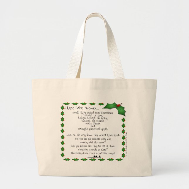 Three Wise Women Shopping Tote (Front)
