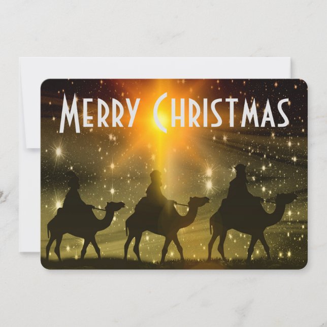Three Wisemen Holiday Card (Front)