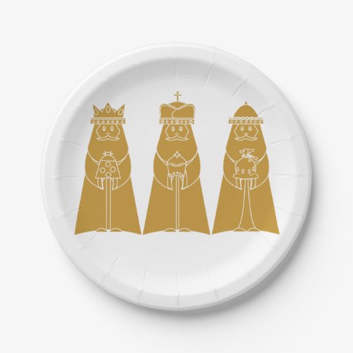 Three Wisemen Paper Plates