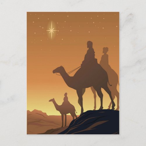 Three Wisemen Postcard