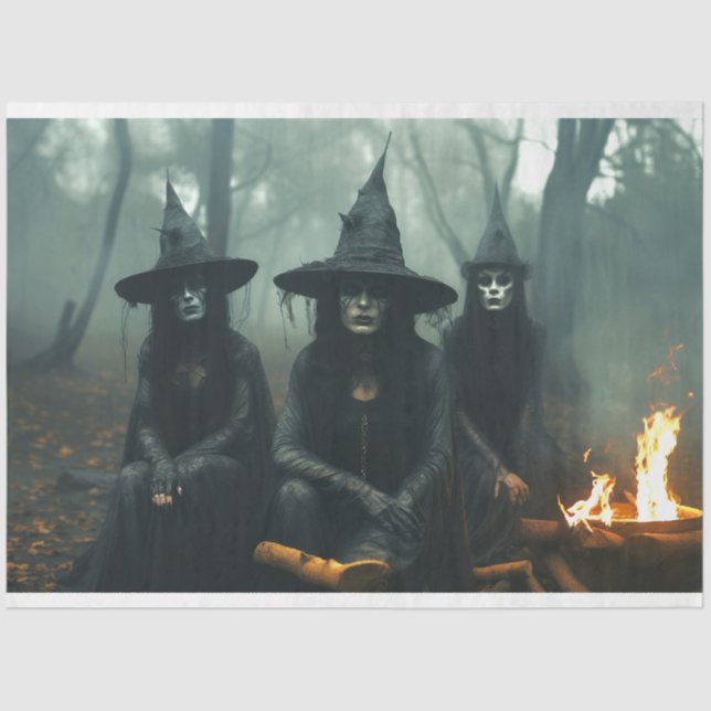 Three Witches 1 Decoupage Paper (Front)