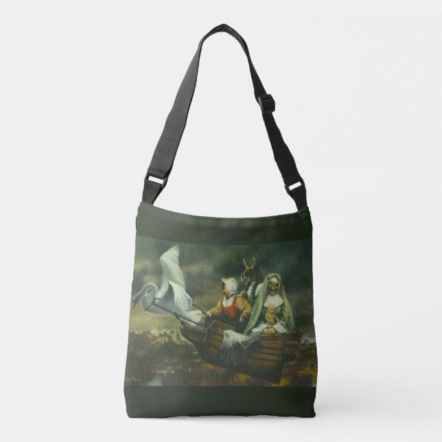 Three Witches All Over Print Tote Bag (Front)
