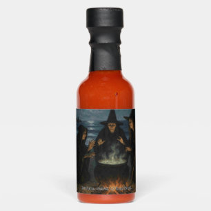 Three Witches Brew Cauldron Full Moon Beach Hot Sauces