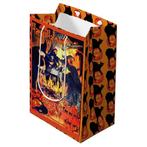 Three Witches Halloween Gift Bag 