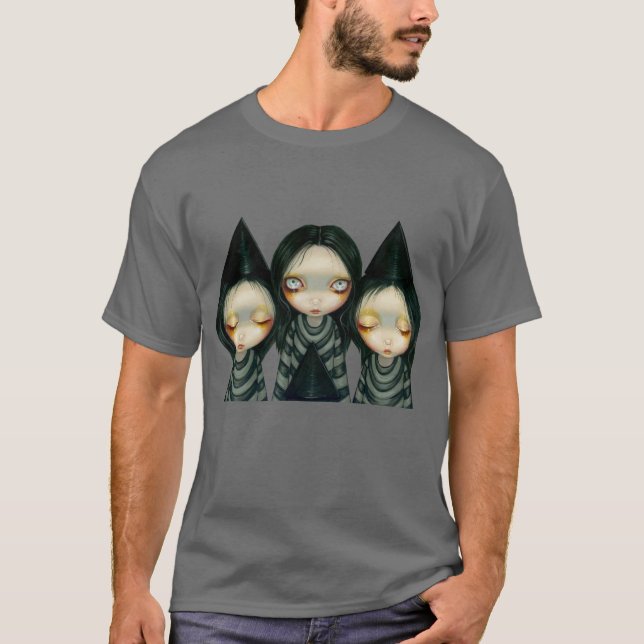 Three Witchy Sisters gothic Shirt (Front)