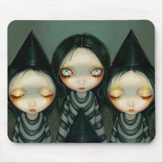 Three Witchy Sisters Mouse Pad