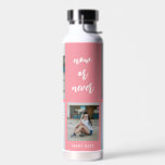 Three Words Collage EDITABLE COLOR Water Bottle<br><div class="desc">Visit our shop at www.berryberrysweet.com for stylish and modern stationery and personalized gifts.</div>