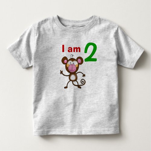Three year old birthday gift cheeky monkey toddler t_shirt