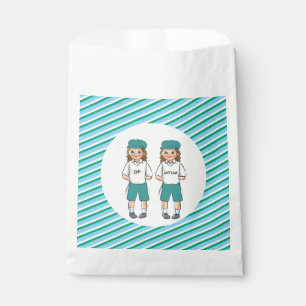 Three Year old twin upsherin boys favor bag
