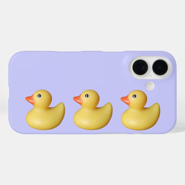 Three Yellow Ducks in a Row Case-Mate iPhone Case (Back (Horizontal))