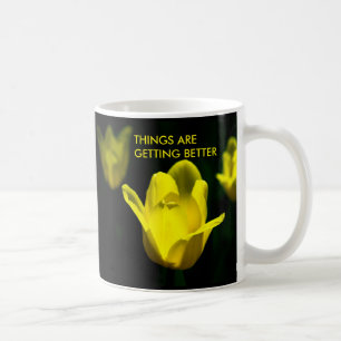 Three Yellow Tulips Coffee Mug