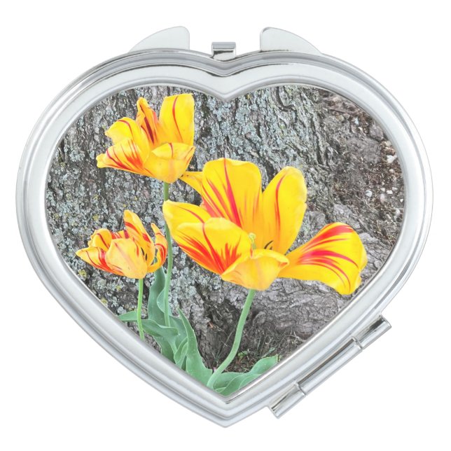 Three Yellow Tulips Sequel / Compact Mirror (Front)