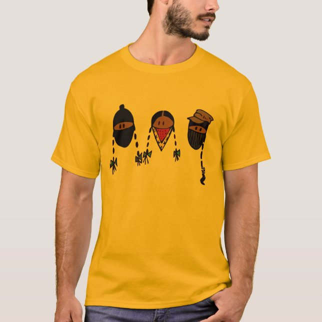 Three zapatistas T-Shirt (Front)