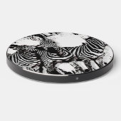 Three Zebras Painting Wireless Charger (Front 2)
