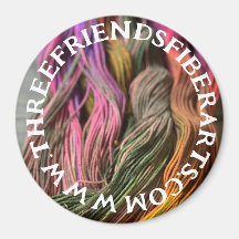 ThreeFriendsFiberArts Magnet