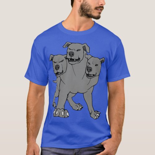 ThreeHeaded Dog Cerberus T_Shirt