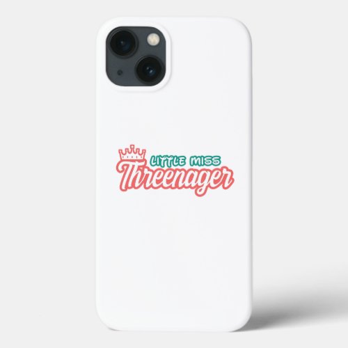 Threenager Little Miss iPhone 13 Case