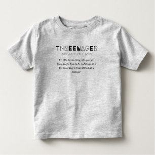 Threenager Toddler T-shirt