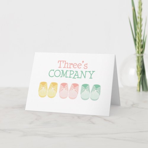 Threes Company Card