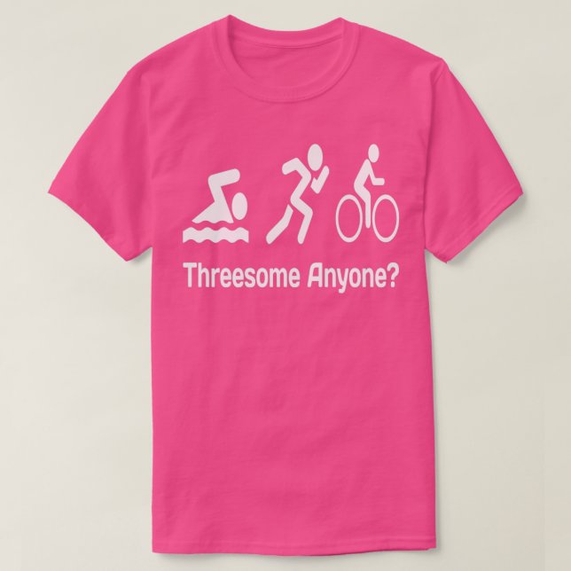 Threesome Anyone T-Shirt (Design Front)