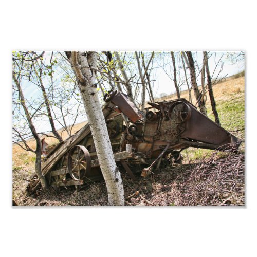 Threshing Machine Photo Print