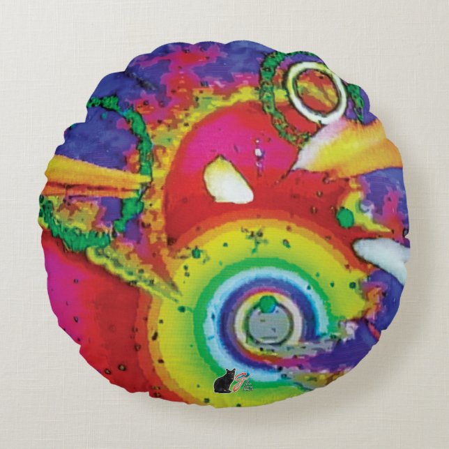 Threshold KC image Round Pillow (Front)