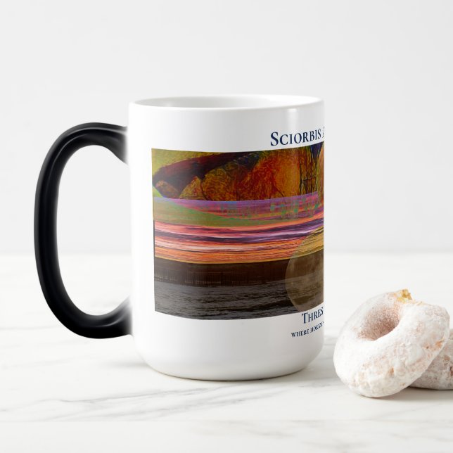 Threshold of Becoming Color Morph Mug (With Donut)