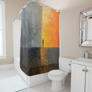 Threshold of Light Shower Curtain