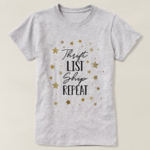 Thrift List Ship Repeat Star Printed T-Shirt